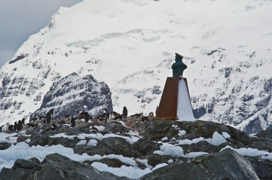 Memorial on Elephant Island to the rescue ship